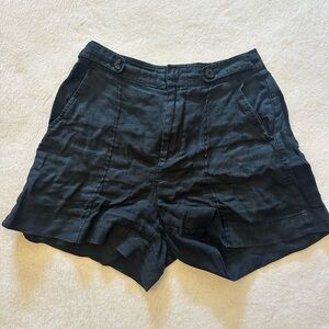 Madewell High Waist Black Shorts